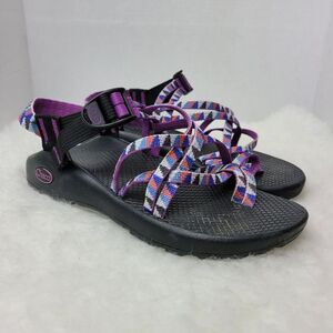 Chaco Z/Cloud X2 Women’s Remix Poplin Berry Sport Hiking Sandals Shoe Size 8